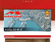 Tablet Screenshot of mekanemlak.com